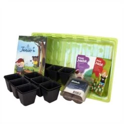 Junior Pakke Med Frø, Drivhus Og Opgavebog