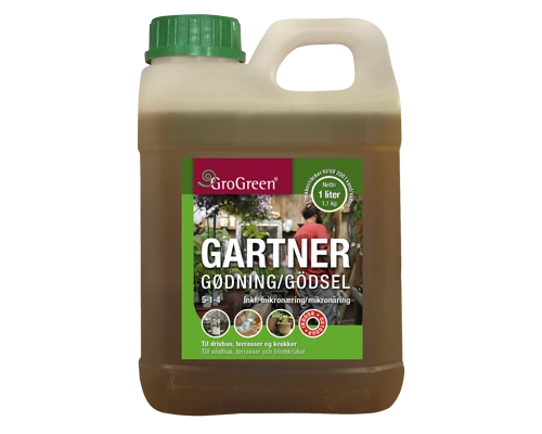 Gartnergødning - Flydende Mineralsk NPK - Gødning - 1 Ltr. 1 Gartnergødning - Flydende Mineralsk NPK - Gødning - 1 Ltr.